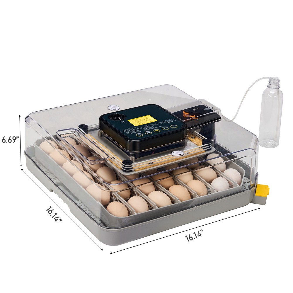 48H Pro 48-Egg Incubator Fully Automatic Egg Turner LED Candler US Plug