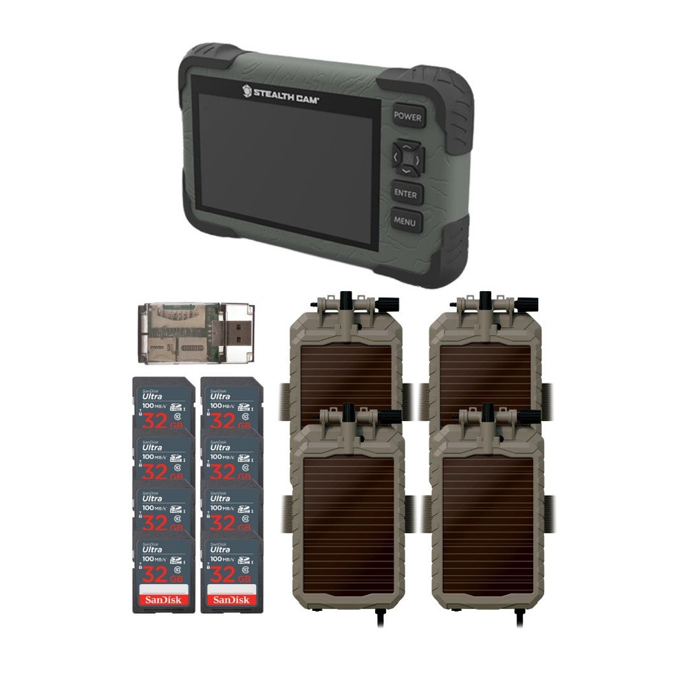 Stealth Cam Adjustable Multi Pivot Mounting Post 4 Pack Bundle