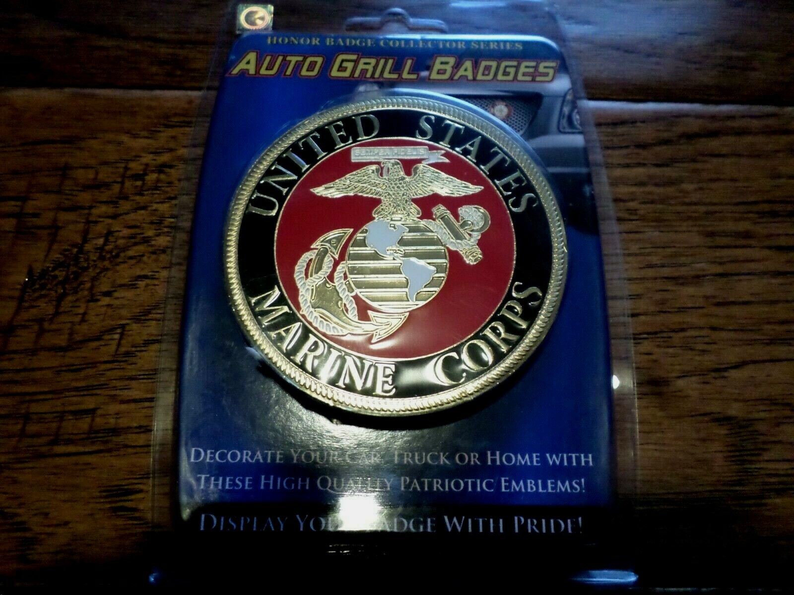 U.S MARINE CORPS EGA USMC AUTOMOBILE GRILL EMBLEM AUTO HOME MEDALLION