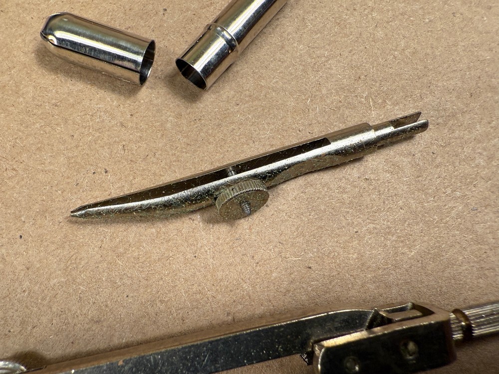 Vintage Waltham Drawing Instruments Small Case Germany Circle Drafting Compass