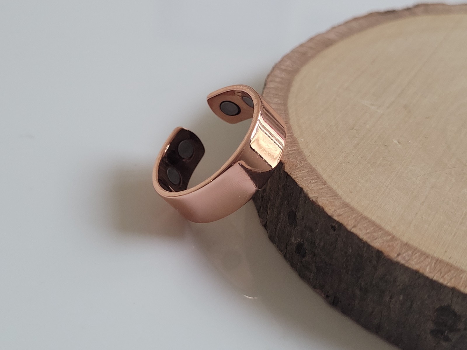 Pure Copper Magnetic Bracelet & Ring Set Arthritis Cuff