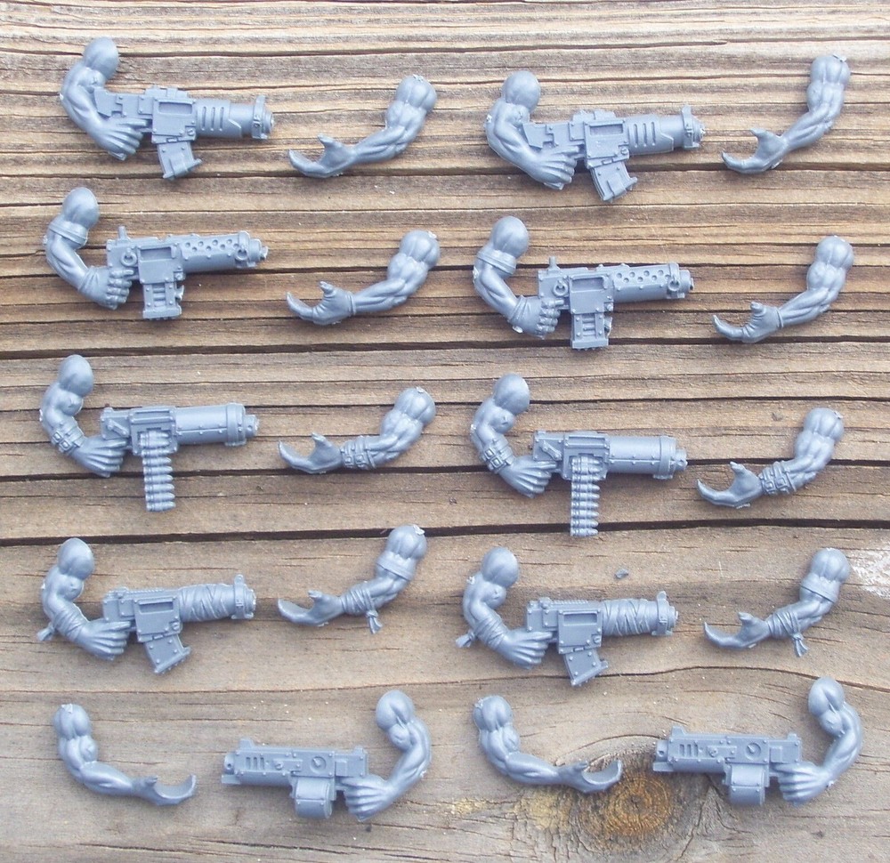 40K Orks Ork Boyz Shoota Arms Bits 10 Bitz