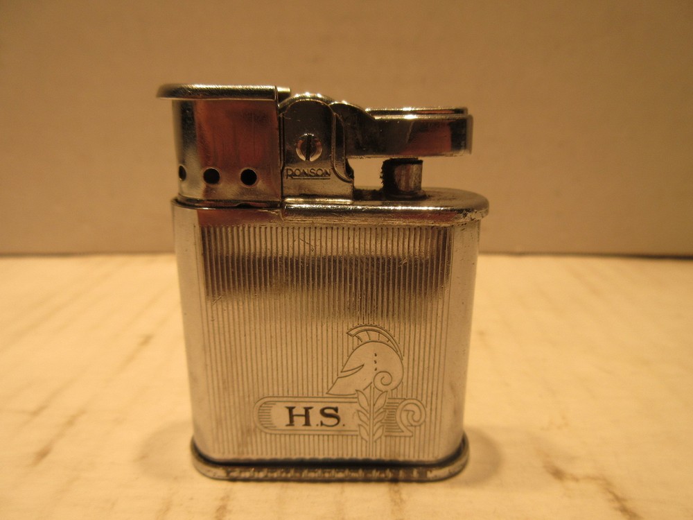 Ronson Whirlwind Slide Up Screen Lighter Twist Bottom