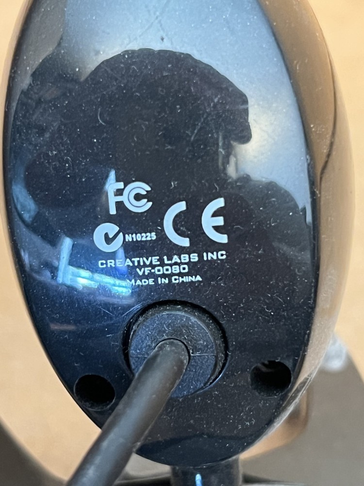 LOT of 5x Assorted Web Cam WebCam Creative Logitech Adesso Soomfon