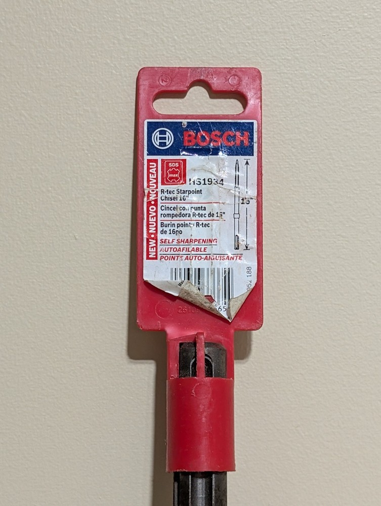 Bosch HS1934 New R Tech Star point Chisel 16"