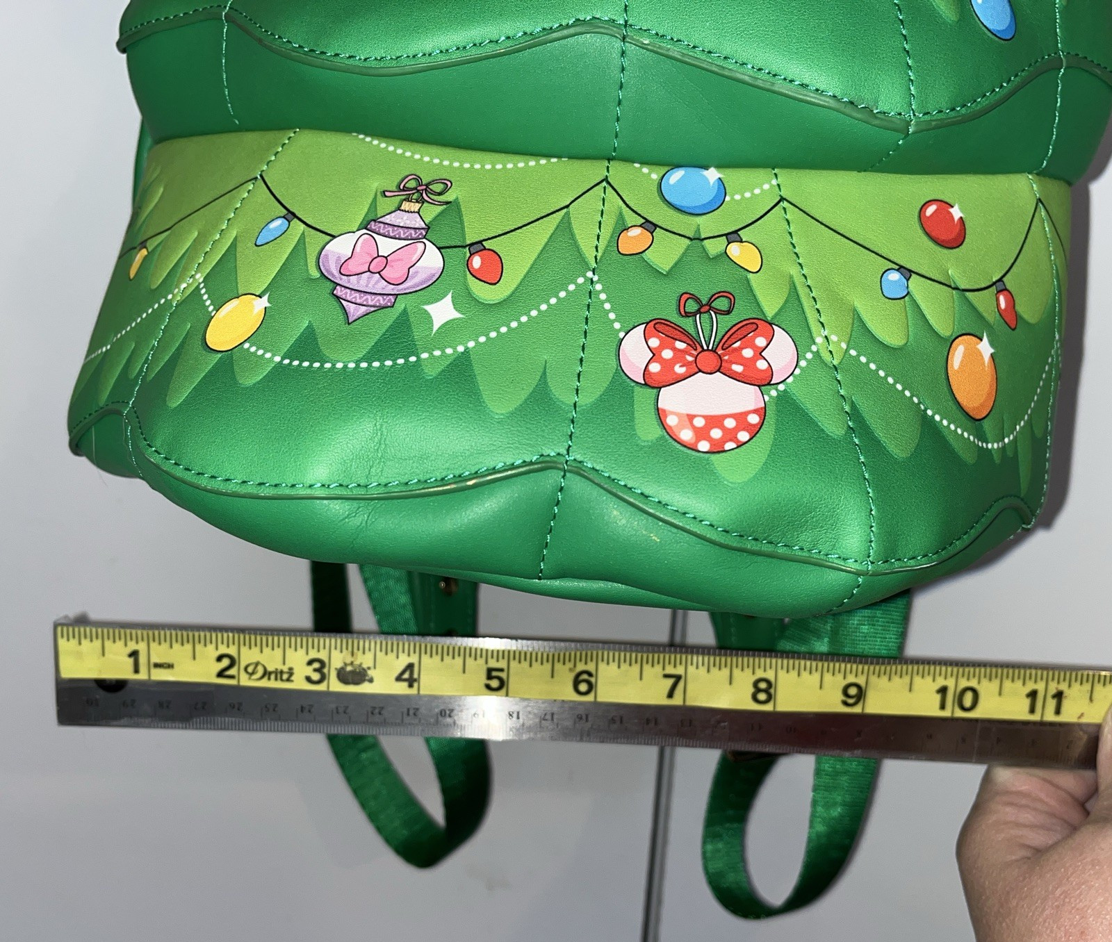 Loungefly Disney Chipmunks Chip n Dale Christmas Tree Ornament Backpack Bag