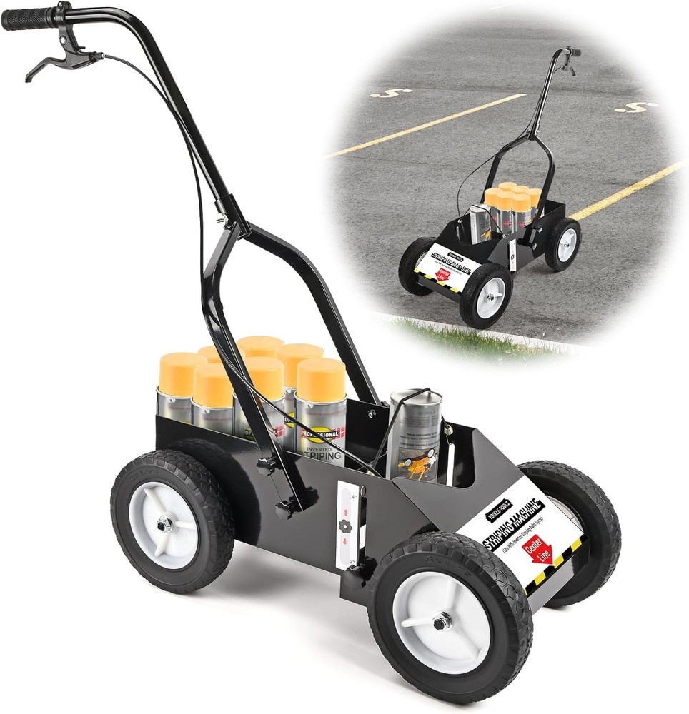 Portable Line Marking Machine for Courts and Fields with Adjustable Stripe Width