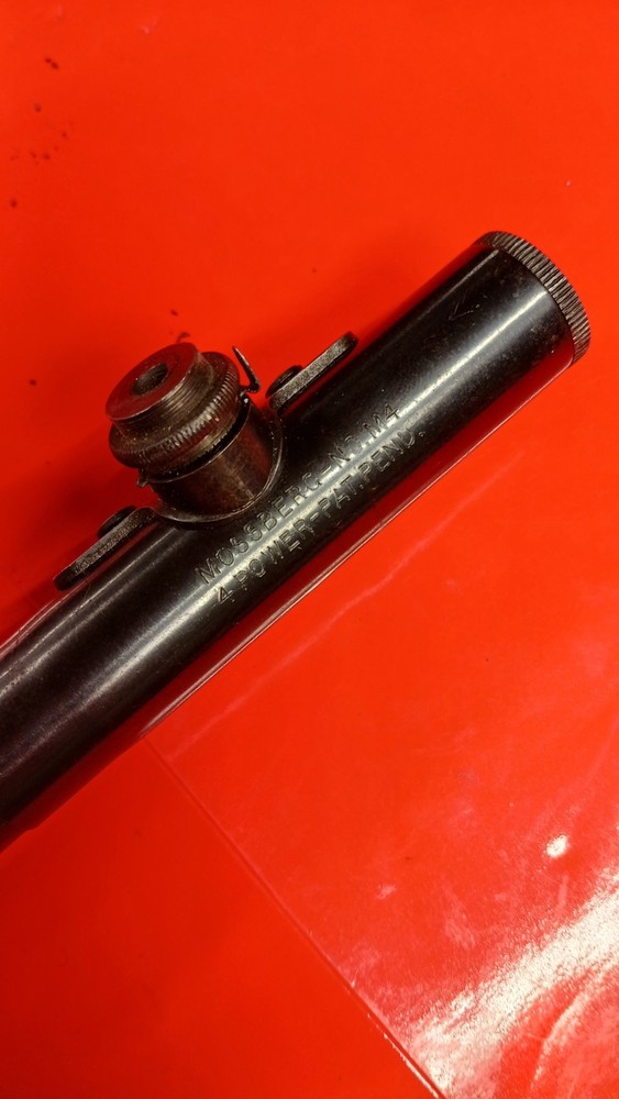 antique - misc. rifle scope - mossberg 4 power 22