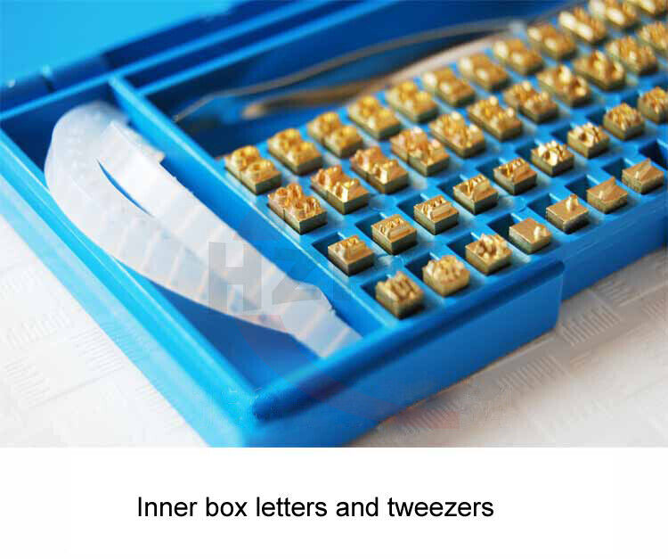 Coding Machine Brass Flexible Letters Number Alphabet Symbol Customized Stamp