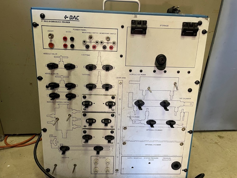 DAC Worldwide compound hydraulic trainer Model # 701e