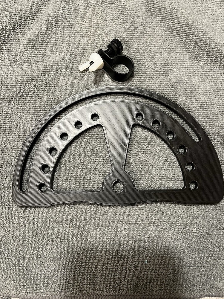 Metal Detector Coil Full Arc Large Steadying Bracket & Hardware Fully Adjustable