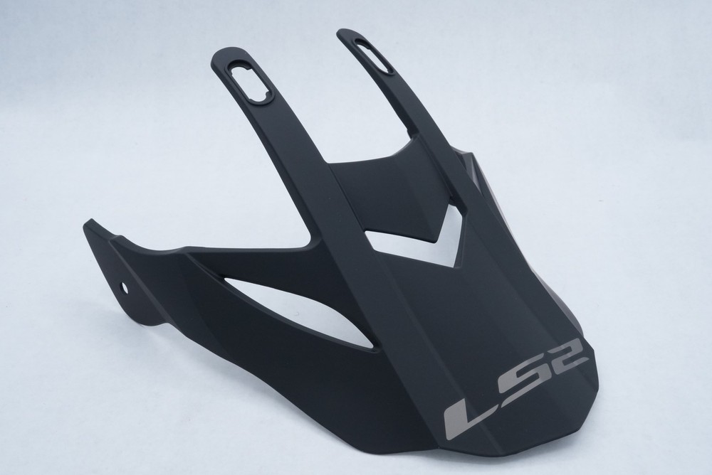 LS2 Blaze/Pioneer Helmet Replacement Visor Peak Solid Matte Black