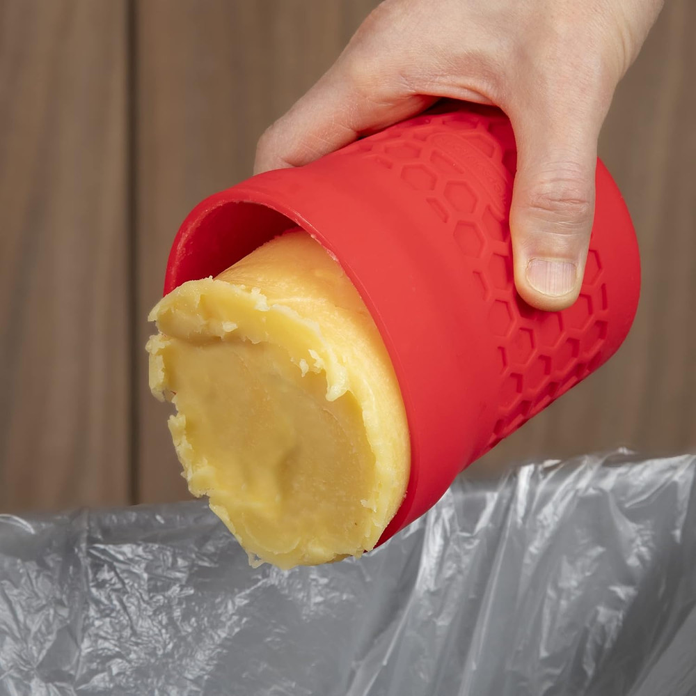Prep Solutions Heat-Resistant Silicone Grease Strainer & Keeper - 2 Cup Capacity