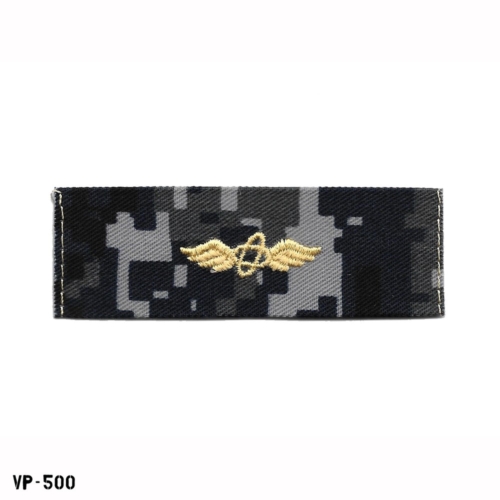 Aviation Electronics Tech US Navy NWU Blue Digital Camo Collar Device Patch NEW