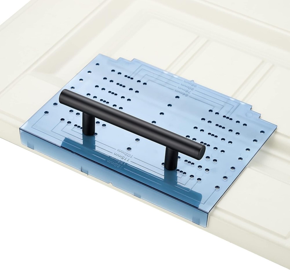 Cabinet Pulls Installation Jig Drill Mounting Template for Cabinet Knobs