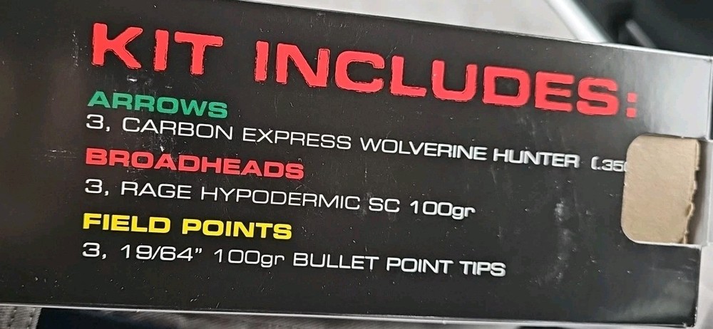 Rage Simply Lethal Arrow Pkg 2 Blade Hypodermic Btoadheads 3 Arrows
