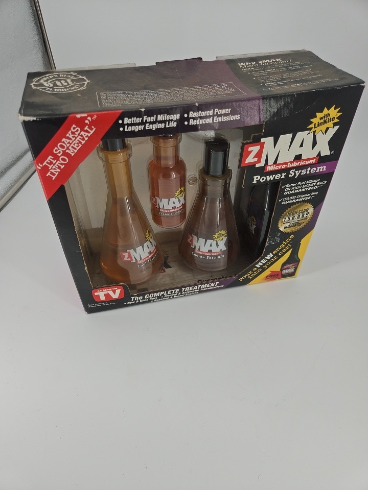 zMAX With Linkite Power System Micro Lubricant Trans Small Engine Fuel Formula