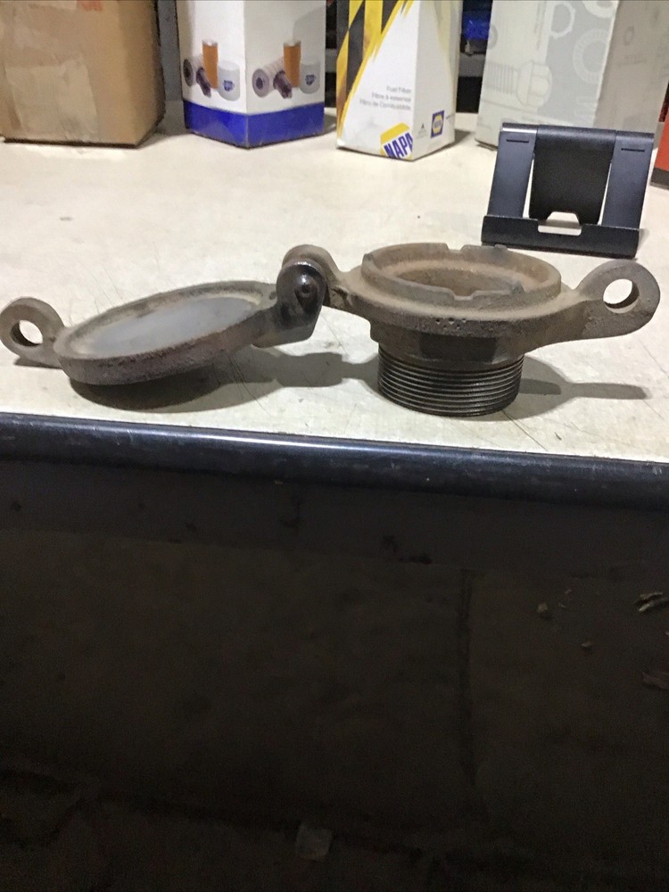 Morrison DuBuque Cast Iron Hinged Fill Cap, 2” Male Thread