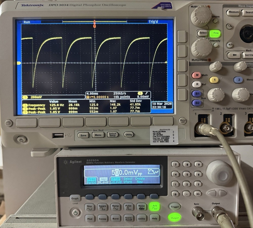 Agilent 33250A 80MHz Arbitrary Waveform Generator Tested READ