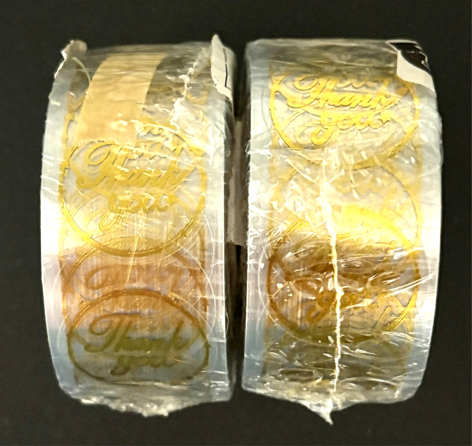 ⭐TOP PICK!!!⭐ 2 ROLLS OF 500 (1,000pc) UPSCALE THANK YOU LABELS FANCY STICKERS