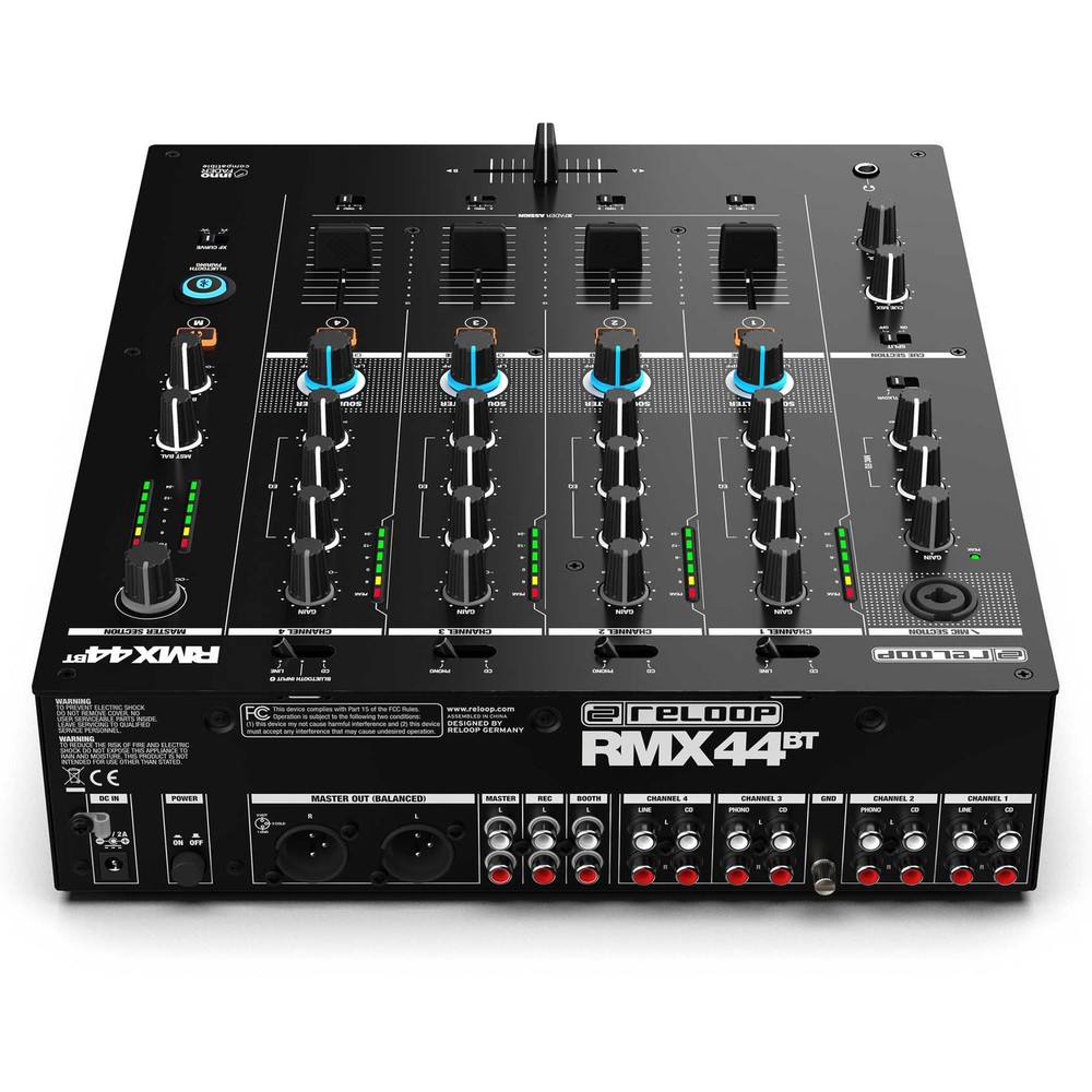Reloop RMX-44BT 4-Channel Bluetooth DJ Club Mixer