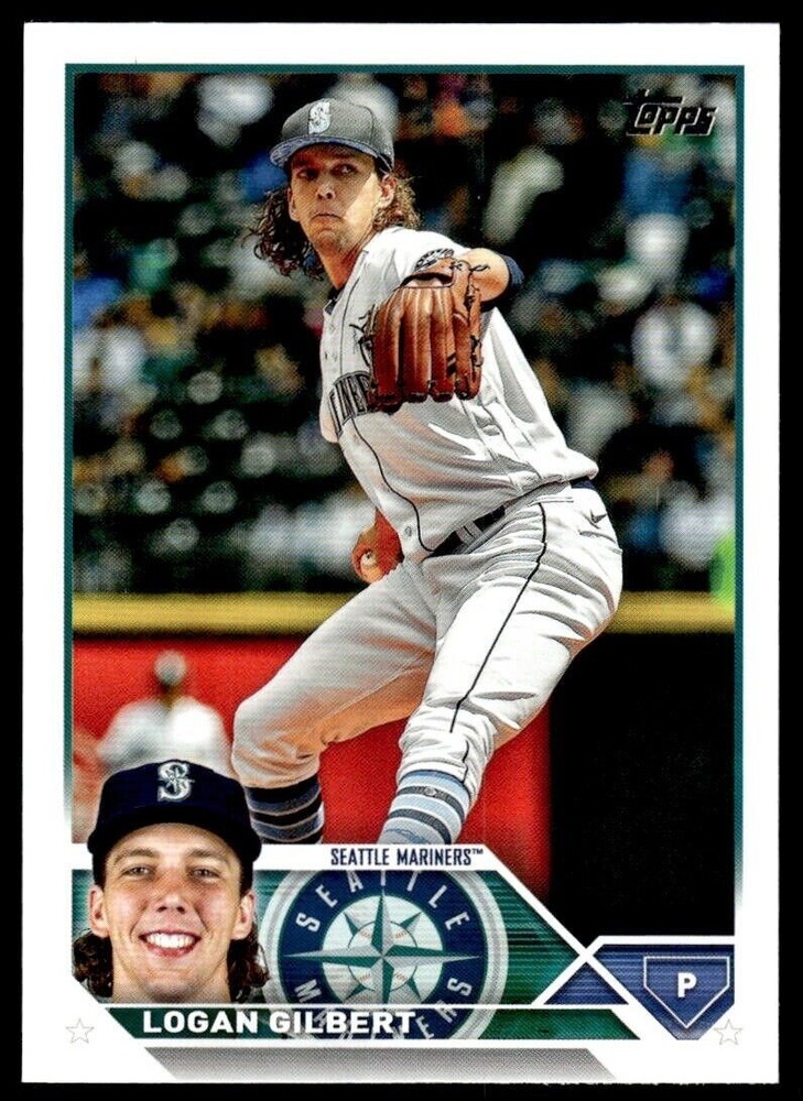 !!!      LOGAN GILBERT  /  RANDY JOHNSON   BASEBALL CARD LOT $$