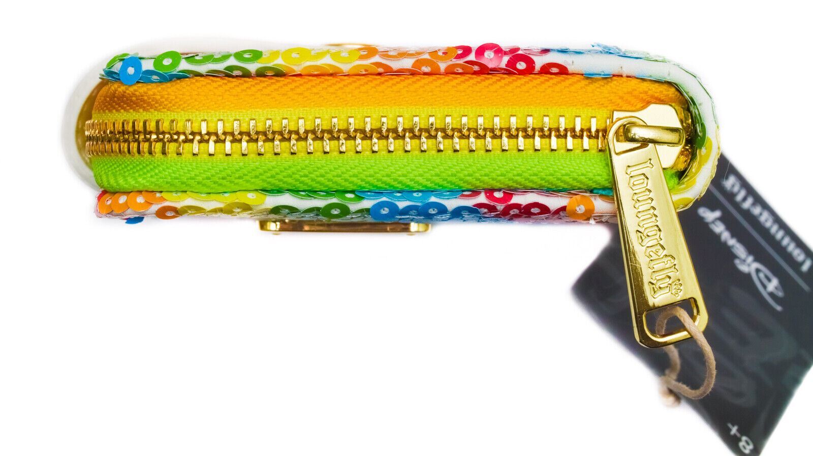 Loungefly Disney Mini Sequin Pride Rainbow Ziparound Wallet Coin Purse