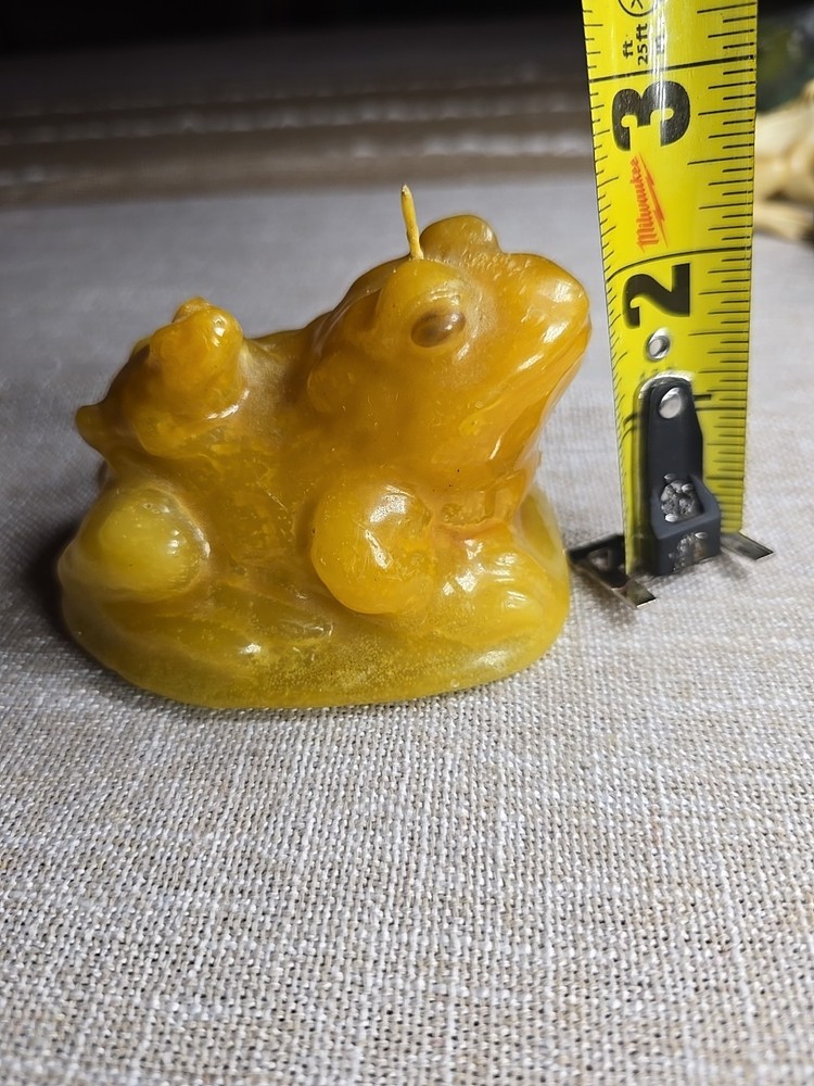 Vintage Frog Shaped Candle