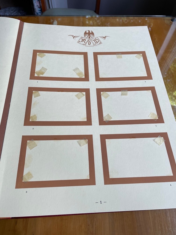 MASSIVE THIRD REICH PHILATELIC ALBUMS - "Stempelsammlung Großdeutschland"