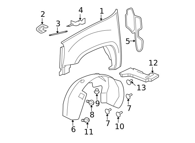 Genuine GM Multi-Purpose Clip 11519949