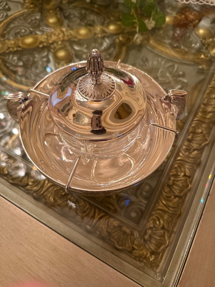 Christofle Silver-Plated Caviar Serving Set With Box