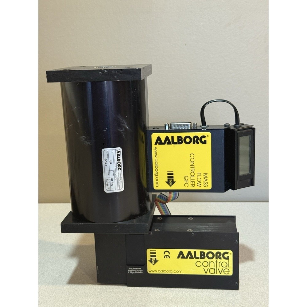 AALBORG Air Mass Flow Controller Meter Flow Range 0-35.3 Model GFCS-013829
