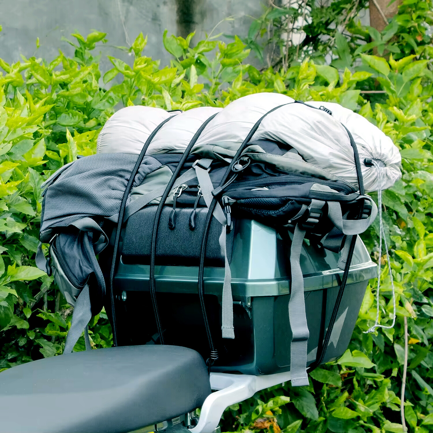 8mm HEAVY DUTY BLACK MARINE GRADE BUNGEE CORD Tarp Tie Down Strap 12-20-24-30-40