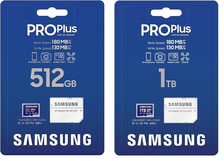 Samsung PRO Plus 512GB 1TB Micro SD MicroSDXC A2 V30 HD 4K Memory Card