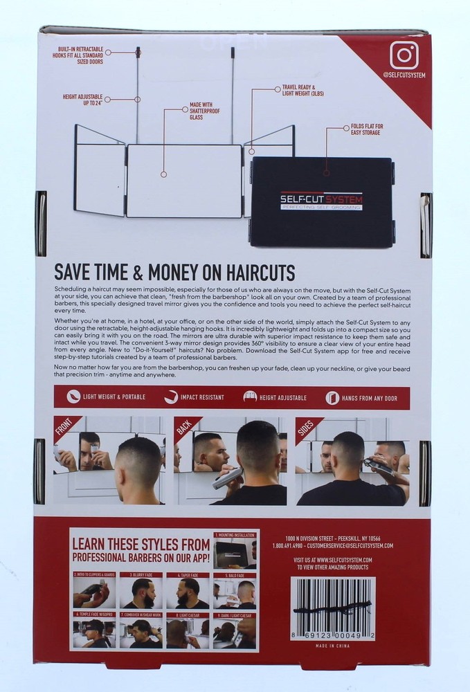 Self-Cut System 360° View Mirror