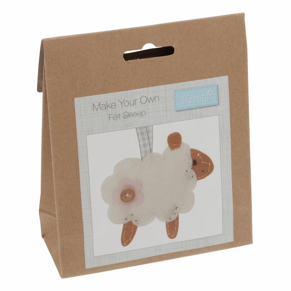 Trimits - Make Your Own Felt Sheep Kit - Cute - Lamb - Easter