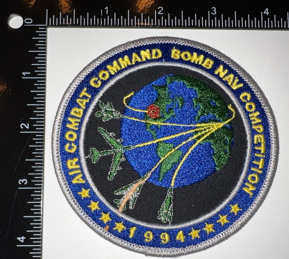 USAF US Air Force Combat Command Bomb Nav Competition 1994 Patch