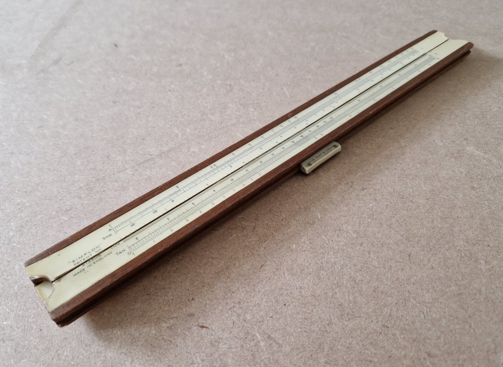 Vintage Simplon Bilateral 413308 Engineering Slide Rule
