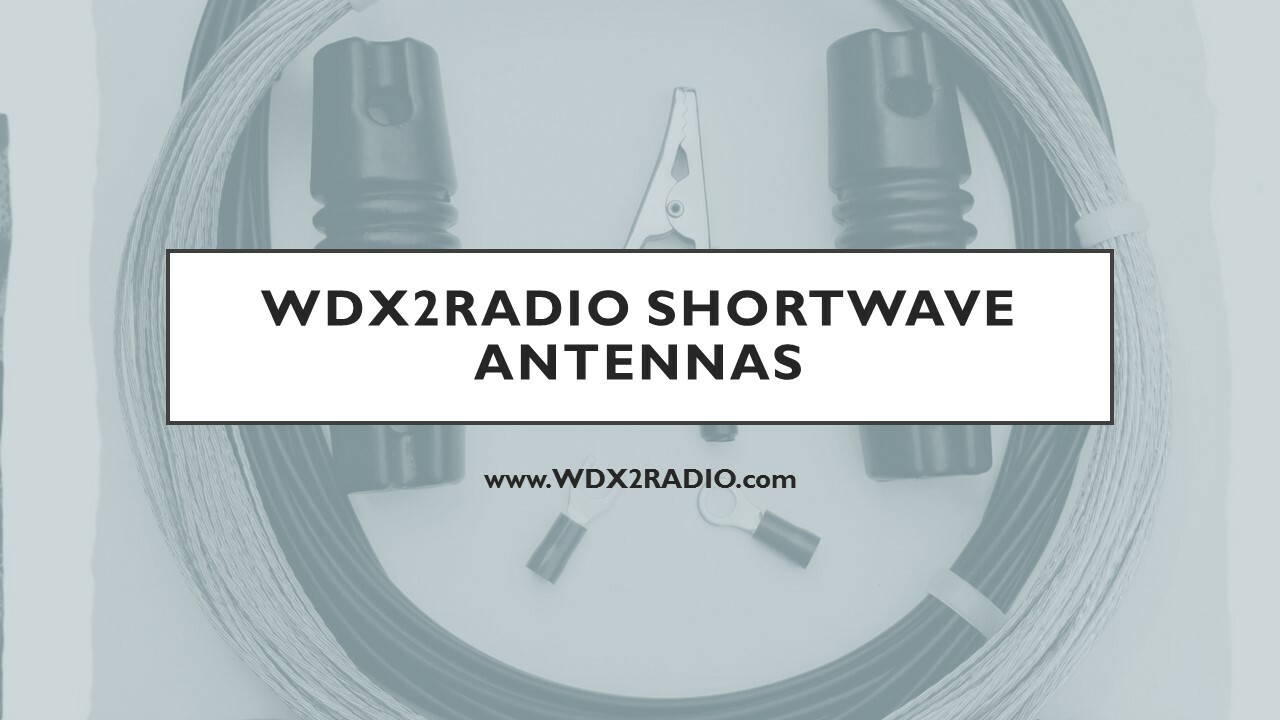 Shortwave - FM Antenna for Portable Shortwave FM Radio Indoor Outdoor