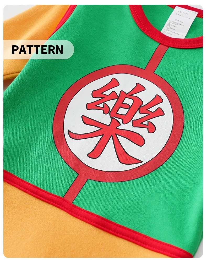 Newborn Anime Cosplay Romper - 0-18M Baby Gohan Soft Cotton Jumpsuit