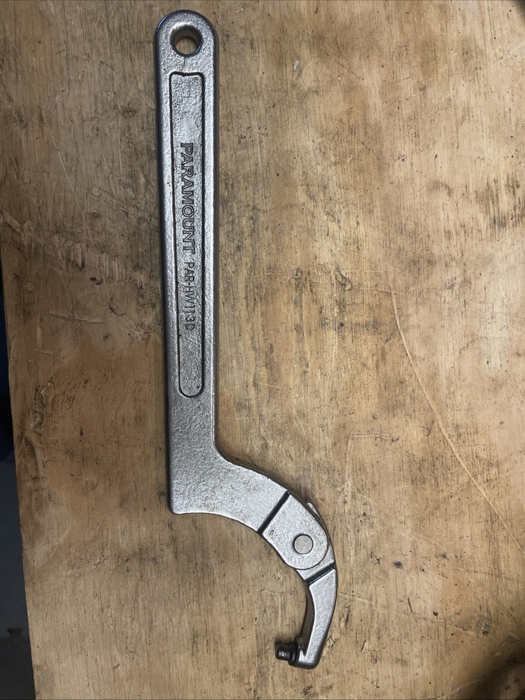 Paramount Adjustable Pin Spanner Wrench 2-4-3/4 PAR-HW113D