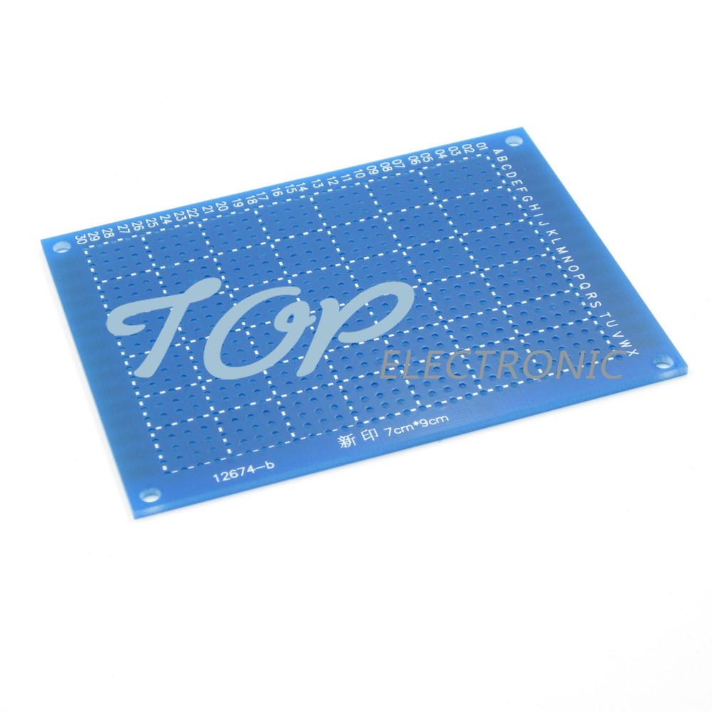 5PCS 7x9 cm Single Side Prototype PCB Tinned Universal Breadboard 70mmx90mm FR4