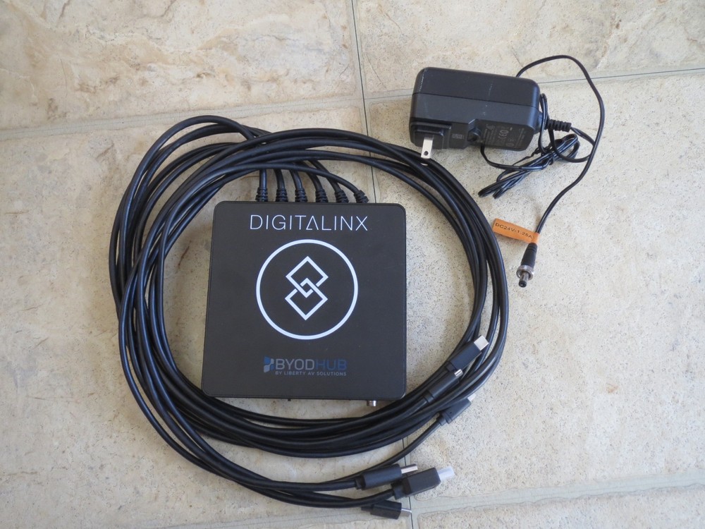 DigitaLinx BYOD-HUB-UT 6x1 Multi Format Connection Hub Video/Audio Switch.