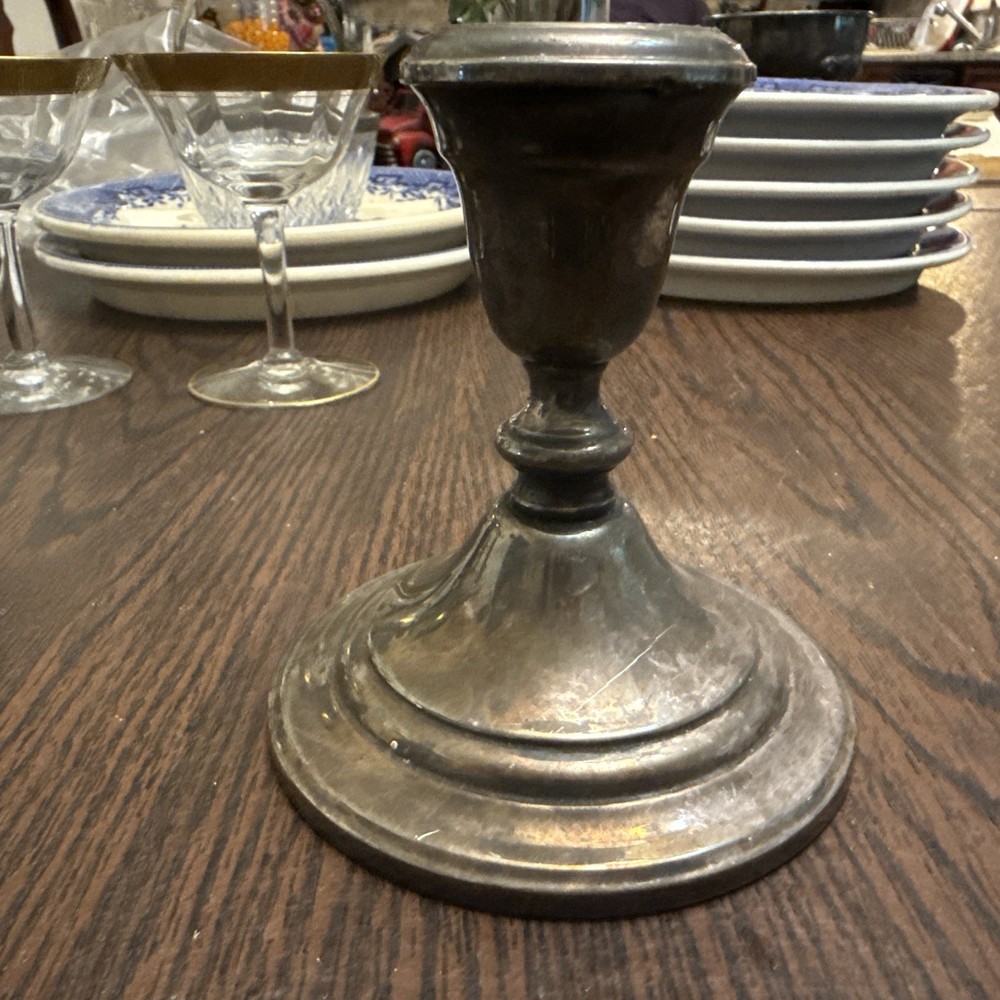 Gorham EP Silverplate 5" Candlestick YC3000 Weighted