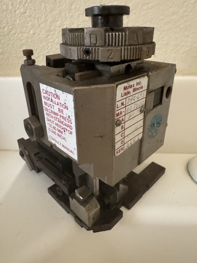Molex Crimping Die 80710C Module for Crimp Press