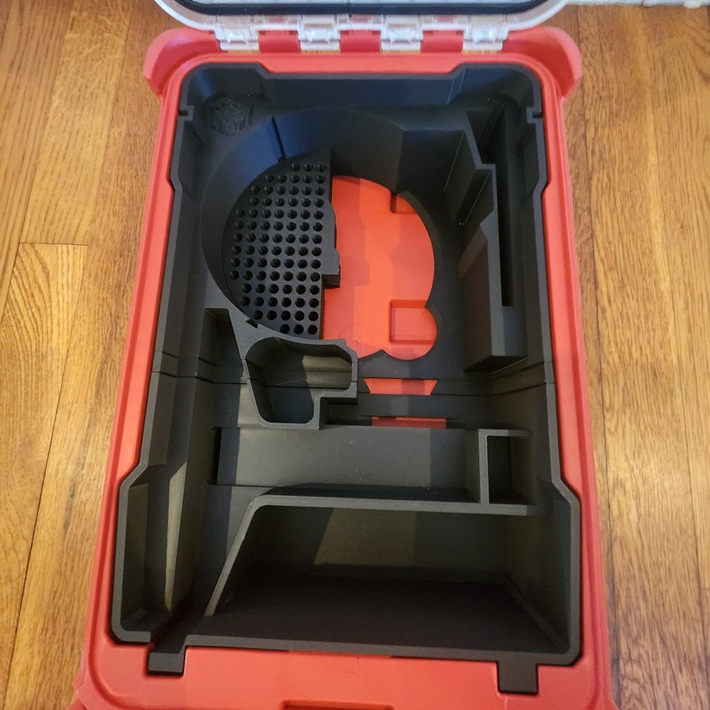 Milwaukee Packout Insert for M18 Fuel Compact Router Black (Insert Only)