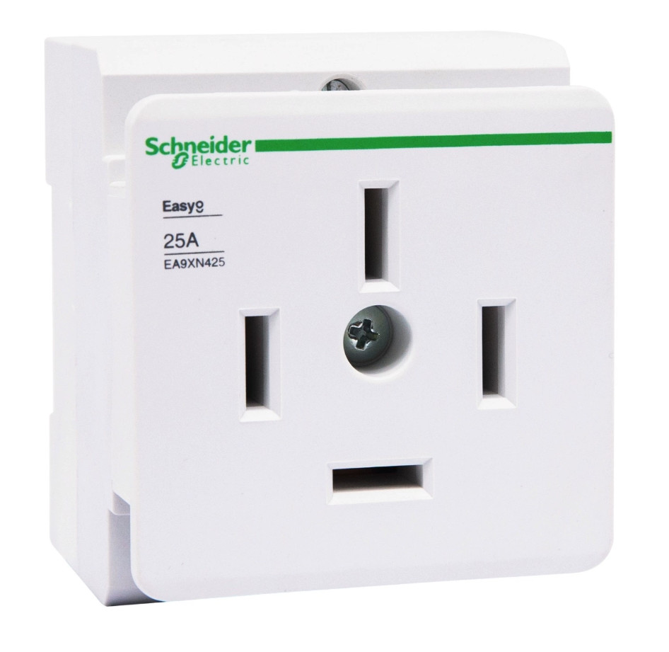 Schneider surface-mounted slide rail socket EA9XN425