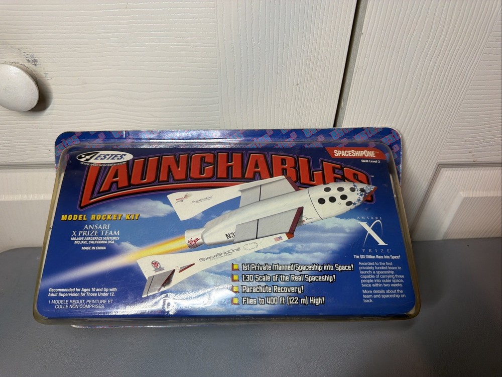 Estes Launchables SpaceShipOne Model Rocket Kit Skill Level 2 # 1275 New Sealed