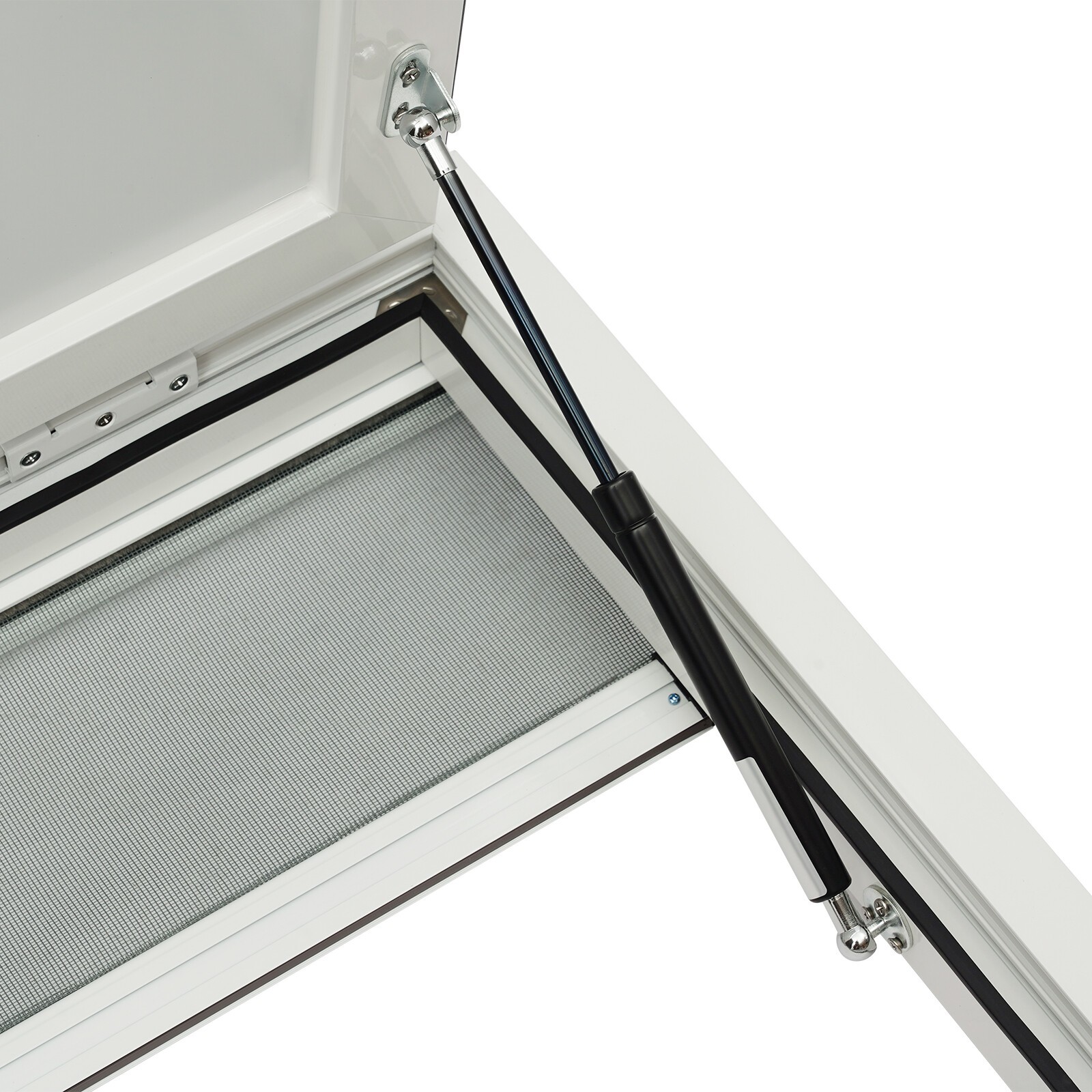 85° Rectangular Service Window For Food Trucks Serving Window 35 Inch*23 Inch