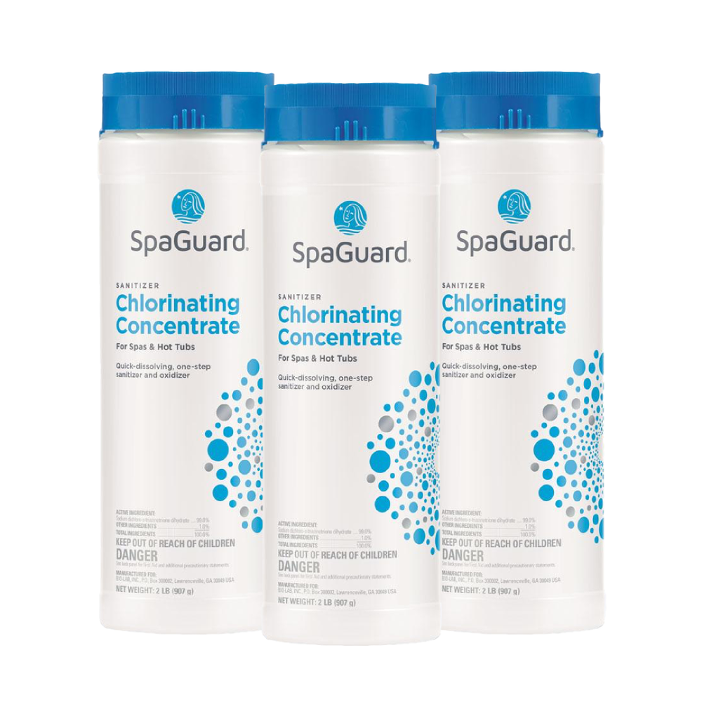 SpaGuard Chlorinating Concentrate 2 lb - 3 Pack